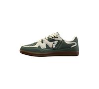 The Souled Store Kanso V2: Men and Boys Low Top Sneakers | Premium Suede Trainer with Cushioned Insole, Retro Gum Outsole & Lace-Up Closure, Emerald, 10 UK