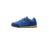 The Souled Store Kanso ZE Zen Edition : Men and Boys Low Top Sneakers with Premium Microfibre Suede and PU Upper and Cushioned Footbed and Brown Gum Outsole and Lace Up Support, Blue, 12