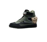 The Souled Store Naruto Shippuden: Kakashi Men and Boys High Top Sneakers | Dark Olive Green & Navy Blue Anime Themed Trainer with Smooth Fabric, Reflective Accents & Durable Outsole, Kakashi, 7 UK