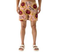 The Souled Store Official Stranger Things: Hellfire Club Men and Boys Pull On Cotton Boxer Shorts Pink Boxer Shorts Men's Boxers Cotton Breathable Comfortable Elastic Waistband Graphic Printed, Pink