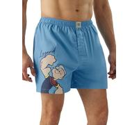 The Souled Store Popeye: Sailor Legend Men's Boys Graphic Printed Cotton Breathable Comfortable Elastic Waist Printed Boxer Shorts Casual Loose Fit