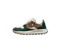 The Souled Store Souled Cedar Rush Sneakers for Men Low Top Stylish Casual Shoes with Suede and Mesh Breathable Comfortable Cushioned Sole, Cedar, 7 UK