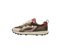 The Souled Store Trailz: Men and Boys Low Top Sneakers Modern Retro Runner Breathable Mesh and Microfiber Suede Cushioned Insole Lugged Outsole Lace Up, Ember, 9 UK