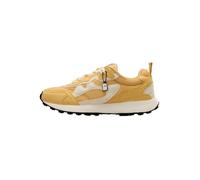 The Souled Store Trailz: Men and Boys Low Top Sneakers Modern Retro Runner Breathable Mesh and Microfiber Suede Cushioned Insole Lugged Outsole Lace Up, Sunlight, 5 UK