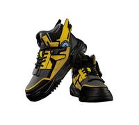 The Souled Store Transformers: Bumblebee Men and Boys Color Block Lace Up High Top Sneakers, Bumblebee, 7 UK