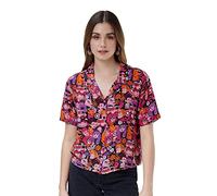 The Souled Store Women's Official Scooby Doo: The Gang Shirts|Half Sleeve|Regular fit Graphic Printed|100% Cotton Hawaiian Shirts