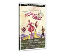 The Sound of Music Julie Andrews Film Poster Canvas Poster Wall Art Decor Print Picture Paintings for Living Room Bedroom Decoration Frame-style 24x36inch(60x90cm)