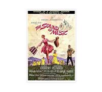 The Sound of Music Julie Andrews Film Poster Canvas Poster Wall Art Decor Print Picture Paintings for Living Room Bedroom Decoration Unframe-style 08x12inch(20x30cm)