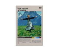 The Sound Of Music Poster Classic Vintage Musical Movie Cover Music Posters for Room Aesthetic Canvas Wall Art Bedroom Decor12x18inch(30x45cm)