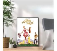 The Sound Of Music Poster Print, Musical Print, A4 A3 West End Broadway Theatre Show, Wall Art Deco Special Canvas West End Print, London theatre art frame options (A4 Print Only)