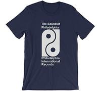 The Sound of Philadelphia International Records Men T Shirt Philly Funk Tee Navy Blue 3XL