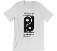 The Sound of Philadelphia International Records Men T Shirt Philly Funk Tee White XXL