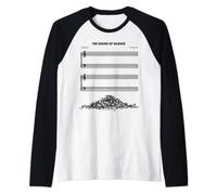 The Sound Of Silence Funny Musical Raglan Baseball Tee