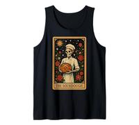 The Sourdough Bread Baking Bread Baker Tarot Card Skeleton Tank Top