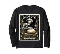 The Sourdough Whisperer Bread Baking Bread Baker Tarot Card Long Sleeve T-Shirt