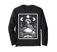 The Sourdough Whisperer Bread Baking Bread Baker Tarot Card Long Sleeve T-Shirt