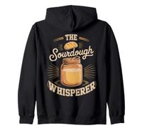 The Sourdough Whisperer Bread Baking Starter Zip Hoodie