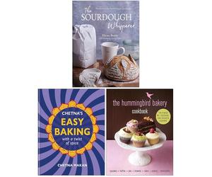 The Sourdough Whisperer, Chetna's Easy Baking & The Hummingbird Bakery Cookbook 3 Books Collection Set