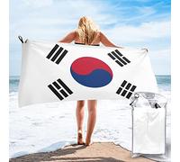 The South Korean Flag Microfiber Beach Towel-Quick Dry Oversized Towels Blanket for Travel Pool Camping