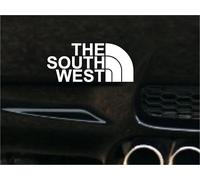 The South West Car V2 Sticker Decal, Vinyl Decal, Van Window Bumper Sticker, Caravan, Vanlife Campervan Stickers, 4x4 Off Road, Funny Car Stickers (190mm x 80mm (LxH))