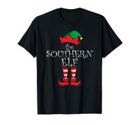 The Southern Elf Matching Family Christmas Party Redneck Elf T-Shirt