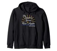The South's Gonna Rise Again, Southern Strong NC, SC T-Shirt Zip Hoodie