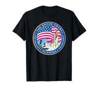 The Space Coast Cape Canaveral Florida Space Shuttle Emblem T-Shirt