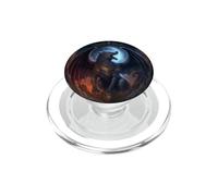 The Space Wolf Dragon the legend among the stars PopSockets PopGrip for MagSafe