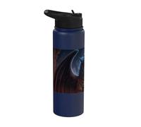 The Space Wolf Dragon the Legend Among the Stars Stainless Steel Insulated Water Bottle