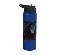 The Space Wolf Dragon the Legend Among the Stars Stainless Steel Insulated Water Bottle