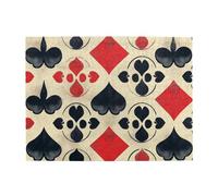 The Spades Are Arranged In A Square Pattern Wooden Puzzle 500 Piece Jigsaw Puzzle For Adults Challenging Puzzle For Game Size 15"X20.4"