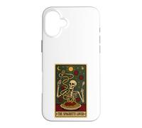 The Spaghetti Lover Pasta Tarot Card Case for iPhone 16 Plus