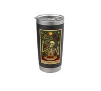 The Spaghetti Lover Pasta Tarot Card Stainless Steel Insulated Tumbler