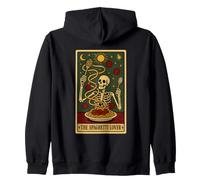The Spaghetti Lover Pasta Tarot Card Zip Hoodie