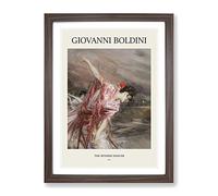 The Spanish Dancer By Giovanni Boldini Exhibition Museum Painting Framed Print | A3 Walnut Framed Wall Art | Ready to Hang | Modern Historical Picture | Living Room Bedroom Lounge Office