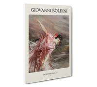 The Spanish Dancer Giovanni Boldini Canvas Print | Gallery Wrapped 30mm Frame Wall Art | 30x20 inches | Ready to Hang | Contemporary People Picture | Living Room Bedroom Lounge Office