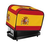 The Spanish flag toaster cover is suitable for 2 small toaster covers with wide slots and comes with a storage pocket to meet diverse baking needs.