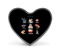 The Spanish Specialties Cute Brooch Pin for Men Women Badge | Heart Lapel Pins For Bag Hat Wedding Party