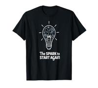 The Spark to Start Again New Beginnings Motivation Light T-Shirt