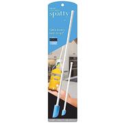 The Spatty & Spatty Daddy - Last Drop Spatula, Stocking Stuffer - Kitchen, Two Piece Set (6" and 12") - Blue, Reusable, Flexible, As Seen On Shark Tank
