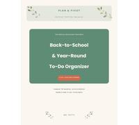 The Special Education Teacher's Back-to-School & Year-Round To-Do Organizer: A Full-Year Planner for SPED Teachers - Caseload Roster, IEP & Meeting ... Matrix, and Weekly & Daily To-Do Lists