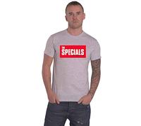 The Specials T Shirt Protest Songs Band Logo Official Mens Grey XXL