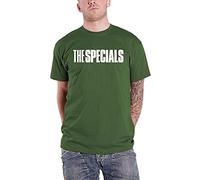The Specials T Shirt Solid Band Logo Official Mens Military Green XXL