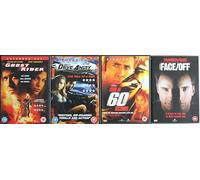 THE SPEED OF NICOLAS CAGE DVD COLLECTION - GHOST RIDER / DRIVE ANGRY / GONE IN 60 SECONDS / FACE-OFF