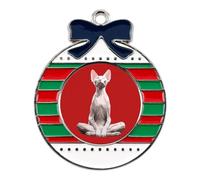The Sphinx Cat And Meditation Christmas Tree Ornaments Decor Circular