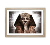 The Sphinx of Hatshepsut by Framed Print | A2 Oak Framed Wall Art | Ready to Hang | Modern Nature Picture | Living Room Bedroom Lounge Office
