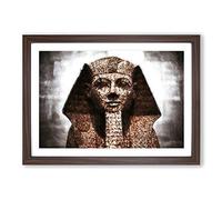 The Sphinx of Hatshepsut by Framed Print | A2 Walnut Framed Wall Art | Ready to Hang | Modern Nature Picture | Living Room Bedroom Lounge Office