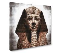 The Sphinx of Hatshepsut by Modern Canvas Wall Art Print Ready to Hang, Framed Picture for Living Room Bedroom Home Office Décor, 20x20 Inch (50x50 cm)