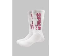 The Spice Girls Band Logo Ankle Socks in White The Spice Girls White One Size