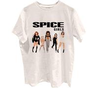 The Spice Girls Photo Poses Official Tee T-Shirt Mens Unisex (Medium) White